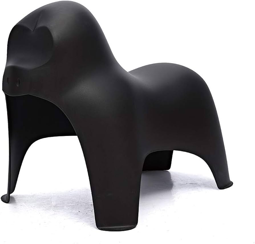 動物型プラスチック椅子 黒白2色　BCL 動物型プラスチック椅子 黒白2色 BCL